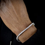 3mm White Gold Tennis Bracelet