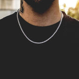 3mm White Gold Tennis Chain