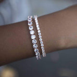 Rose Gold Tennis Bracelet 5mm