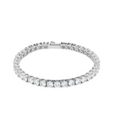 5mm White Gold Tennis Bracelet