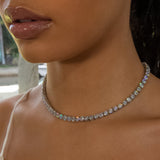 White Gold Tennis Chain 5mm