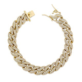 Little Gold Cuban Link Bracelet 8,5mm CJ