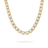 10mm Gold Baguette Tennis Chain