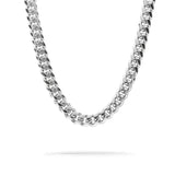 12mm Iced Out White Gold Clasp Cuban Link Chain