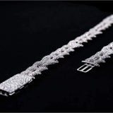 Iced Out White Gold Cuban Gucci Link Chain 16mm