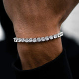5mm White Gold Tennis Bracelet