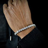 5mm White Gold Tennis Bracelet
