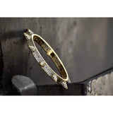 Iced Out Gold Spike Bracelet 7mm
