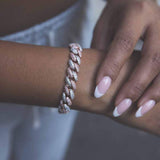 Little Two-Tone Cuban Link Bracelet 8,5mm