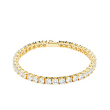 Gold Tennis Bracelet 5mm