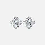 Iced Clover Earrings (S925)