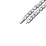 3mm White Gold Tennis Bracelet