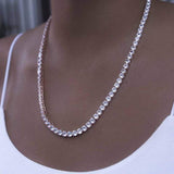Rose Gold Tennis Chain 5mm