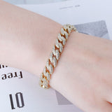 Little Gold Cuban Link Bracelet 8,5mm CJ