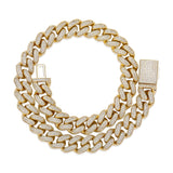 Iced Out Gold Cuban Link Chain 16mm