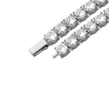5mm White Gold Tennis Bracelet