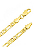 4mm Gold Figaro Chain CJ